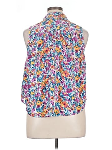 Caffé Marrakesh Sleeveless Button-Down Shirt (view 2)