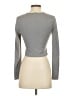 Lovers + Friends Gray Long Sleeve Top Size S - photo 2