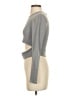 Lovers + Friends Gray Long Sleeve Top Size S - photo 5