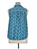 Caffé Marrakesh 100% Rayon Teal Sleeveless Blouse Size XL - photo 2