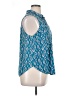 Caffé Marrakesh 100% Rayon Teal Sleeveless Blouse Size XL - photo 4