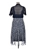 Connected Apparel 100% Polyester Blue Casual Dress Size 14 (estimated) - photo 2