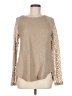 One September 100% Acrylic Tan Long Sleeve Blouse Size M - photo 1