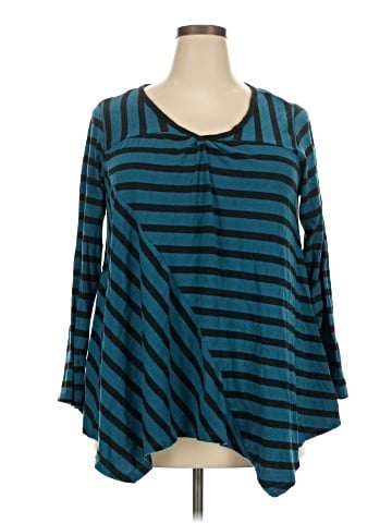 Woman Within Long Sleeve Henley (view 1)