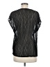 Hi-Line Black Short Sleeve Top Size M - photo 2