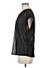 Hi-Line Black Short Sleeve Top Size M - photo 5