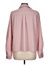 Shein Solid Pink Long Sleeve Blouse Size 12 - photo 2