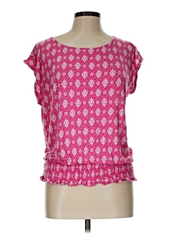 Ann Taylor LOFT Outlet Short Sleeve Blouse (view 1)
