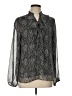 Express 100% Polyester Black Long Sleeve Blouse Size L - photo 1