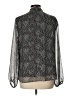 Express 100% Polyester Black Long Sleeve Blouse Size L - photo 2