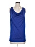 Handful Blue Sleeveless T-Shirt Size XS - photo 1