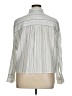 Lane Bryant Stripes Ivory Long Sleeve Blouse Size 16 - photo 2