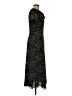 Talbots 100% Polyester Animal Print Black Casual Dress Size 8 - photo 4