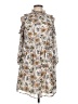 Eyeshadow 100% Polyester Paisley Ivory Casual Dress Size L - photo 1