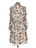 Eyeshadow 100% Polyester Paisley Ivory Casual Dress Size L - photo 2