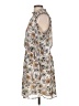 Eyeshadow 100% Polyester Paisley Ivory Casual Dress Size L - photo 5