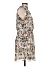 Eyeshadow 100% Polyester Paisley Ivory Casual Dress Size L - photo 4