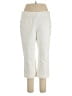 Chaps 100% Cotton Solid Ivory Casual Pants Size 14 - photo 1