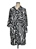 Foxcroft Animal Print Silver Casual Dress Size XL - photo 1