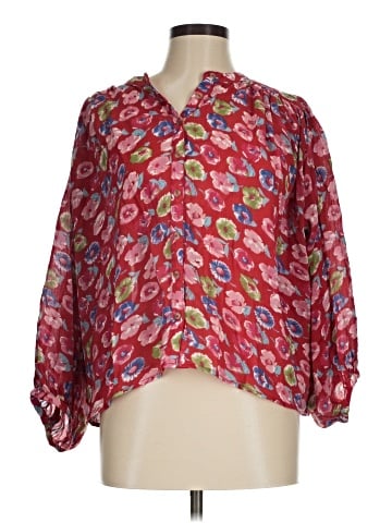 Pilcro 3/4 Sleeve Blouse (view 1)