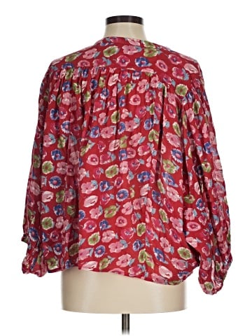 Pilcro 3/4 Sleeve Blouse (view 2)