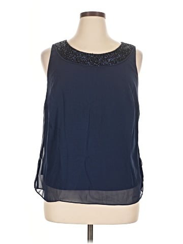 Oleg Cassini Sleeveless Blouse (view 1)