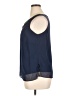 Oleg Cassini 100% Polyester Blue Sleeveless Blouse Size 16W - photo 5