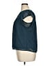 Daniel Rainn 100% Polyester Solid Teal Sleeveless Blouse Size XL (estimated) - photo 5