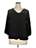 Roper Black 3/4 Sleeve Blouse Size XL - photo 1