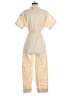 Universal Thread Solid Tan Ivory Jumpsuit Size 2 - photo 2
