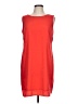 BCBGMAXAZRIA Solid Orange Casual Dress Size 10 - photo 1