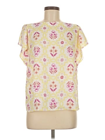 Ann Taylor Short Sleeve Blouse (view 1)