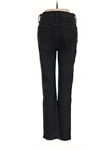 Madewell Stovepipe Jeans in Black Rinse Wash (view 2)
