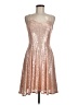 Grace Karin Metallic Tan Cocktail Dress Size M - photo 1
