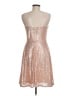Grace Karin Metallic Tan Cocktail Dress Size M - photo 2