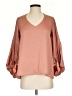 Tyche Orange 3/4 Sleeve Blouse Size S - photo 1