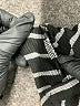 Forever 21 Stripes Black Casual Dress Size M - photo 8