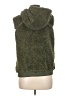 Zyia Active 100% Polyester Green Faux Fur Vest Size M - photo 2