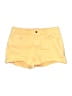 Universal Thread Solid Yellow Denim Shorts Size 10 - photo 1