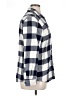 Lands' End 100% Cotton Checkered-gingham Gray Long Sleeve Button-Down Shirt Size 16 - photo 4