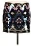 Express Graphic Black Casual Skirt Size M - photo 1