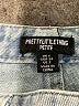 PrettyLittleThing Stars Silver Jeans Size 2 (petite) - photo 4