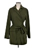 Shein 100% Polyester Green Trenchcoat Size M - photo 1
