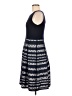 Karin Stevens 100% Polyester Graphic Blue Cocktail Dress Size 6 - photo 5