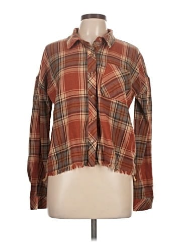 Hem & Thread Long Sleeve Button-Down Shirt (view 1)