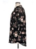 Liberty Love Floral Black 3/4 Sleeve Blouse Size XL - photo 5