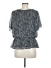 DressBarn 100% Polyester Black Short Sleeve Blouse Size 8 (petite) - photo 2