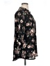 Liberty Love Floral Black 3/4 Sleeve Blouse Size XL - photo 4