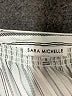 Sara Michelle 100% Polyester Stripes Silver 3/4 Sleeve Blouse Size S - photo 7