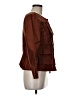 J.Crew 100% Silk Brown 3/4 Sleeve Silk Top Size 6 - photo 4